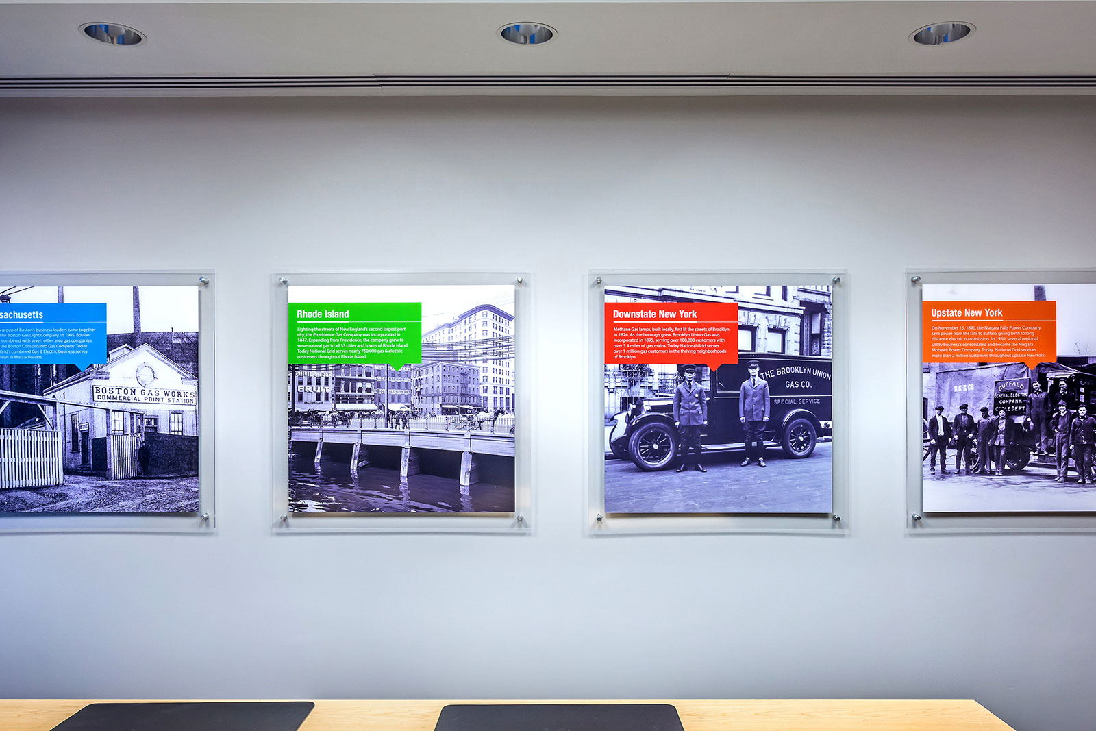 Commercial Branded Environment, National Grid Environmental Graphics, Office Design