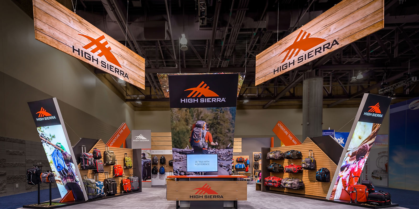 Hill & Partners Custom Branded Environment for High Sierra