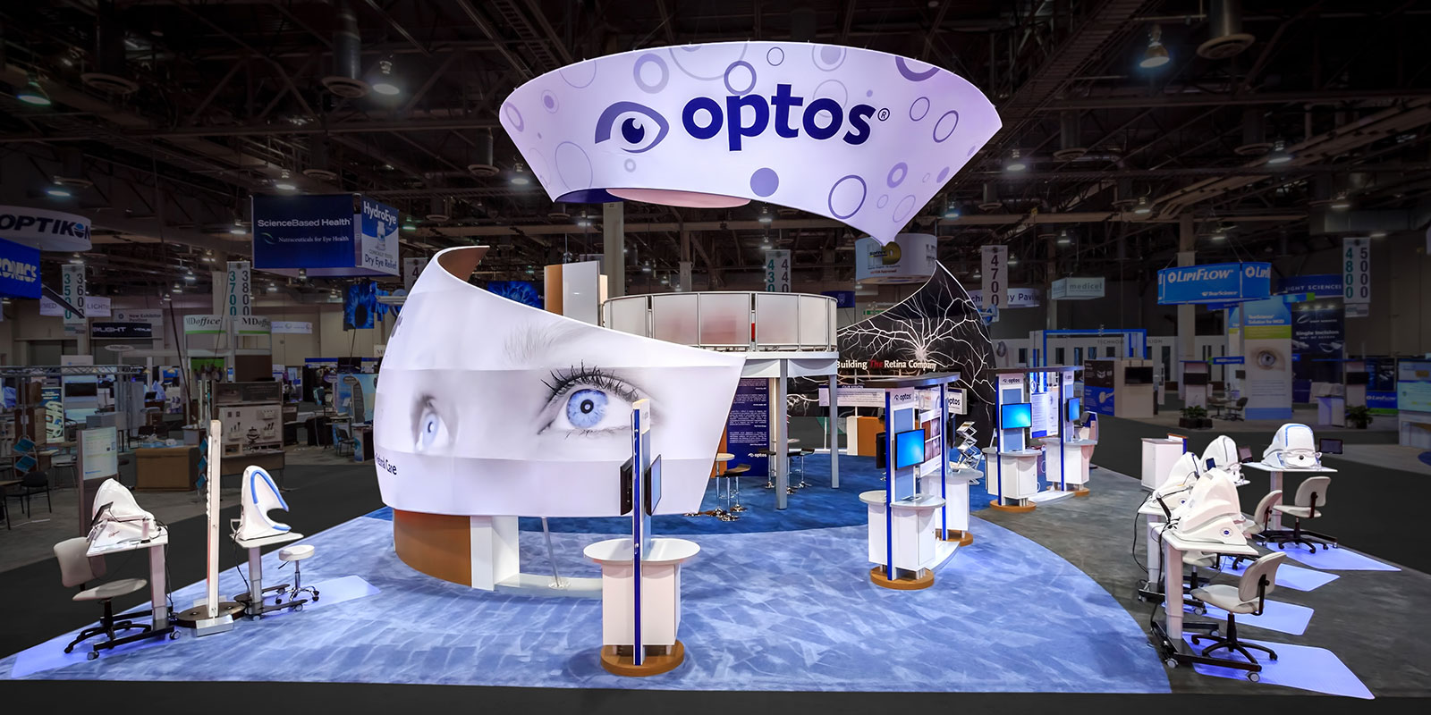 Hill & Partners Custom Branded Environment for Optos