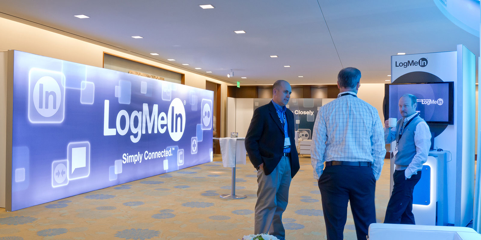 Hill & Partners Event Branded Environment for LogMeIn ROI ROU