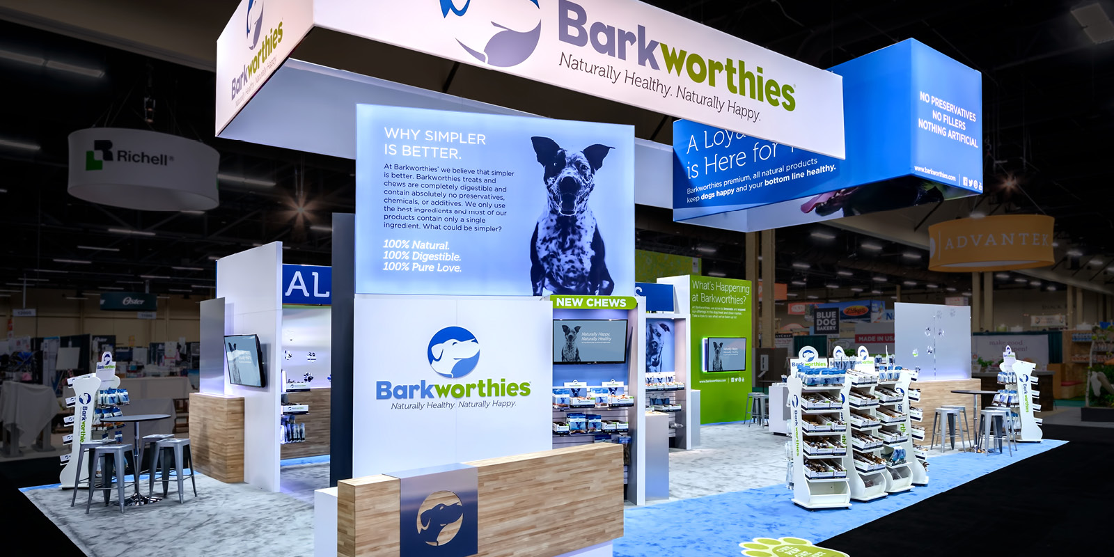 Hill & Partners Custom Branded Environment for Barkworthies