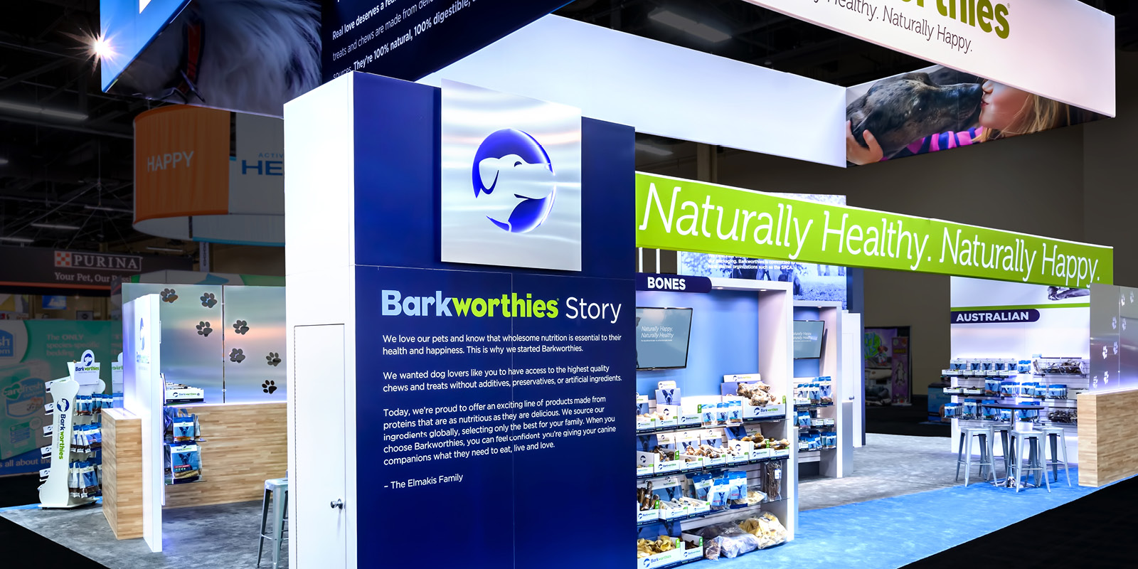 Hill & Partners Custom Branded Environment for Barkworthies