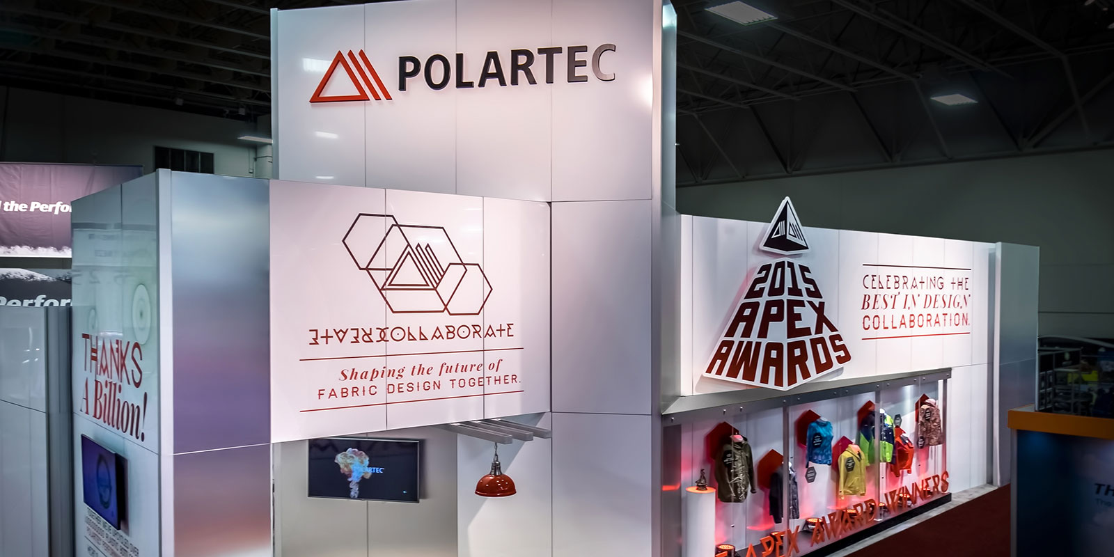 Hill & Partners Rental Branded Environment Trade Show Exhibit for Polartec
